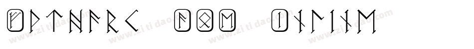 Futhark AOE Inline字体转换